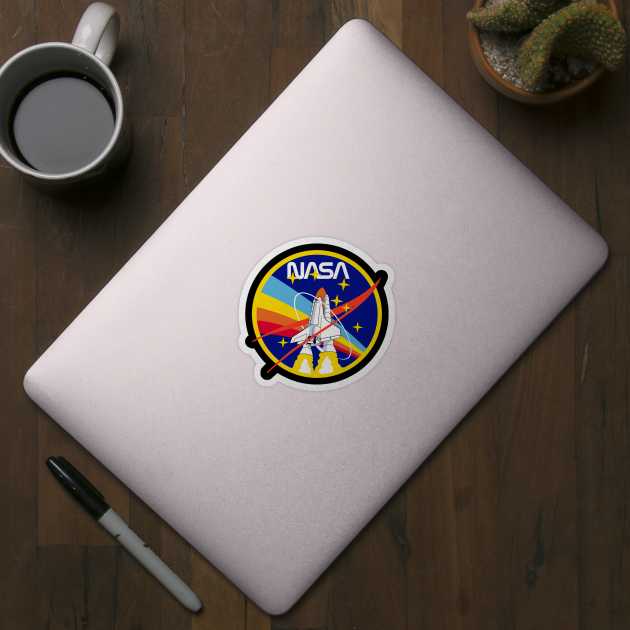 Retro USA Space Agency by Anksha Black Anime